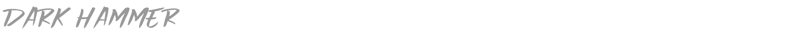 Dark Hammer font preview